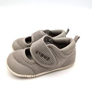 Stonz Cruiser Mary Jane Flat Shoes Hook and Loop Kids' Dune Size US7 EU23